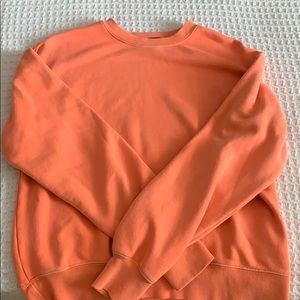 Forever 21 bright orange crewneck